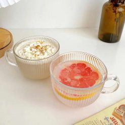 Combo 2 Ly Thuỷ Tinh Hình Bầu Đế Sọc - Ly Thủy Tinh Cao Cấp 400ml 8.2x9.6x10.1cm - LTT02