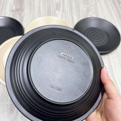 Combo 2 Đĩa Nhựa Cao Cấp - Dĩa Đựng Trái Cây Thực Phẩm 18cm - DTN01