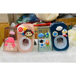 Bộ Nhả Kem Đánh Răng Treo Tường Cao Cấp Kêm Cốc - Dành Cho Bé - BNKDRTT02