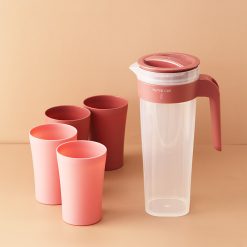 Bình Nước 1L Kèm 4 Ly Tiện Lợi - Bình Nước Bằng Nhựa Cao Cấp - BNK4L01