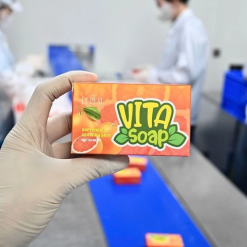 Xà Bông Rửa Mặt Trắng Da Bưởi Vita Soap 85g Le Peau - Combo 2 (1 Bưởi + Tặng 1 Bưởi) - XBTTBB
