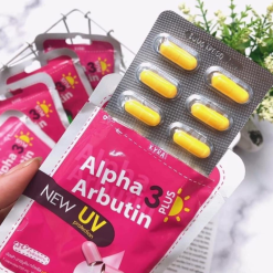 Viên Bột Kích Trắng Body Kyra Alpha Arbutin 3 Plus+ Thái Lan Hỗ Trợ Chống Nắng- Túi 10 Viên - 1016100017044