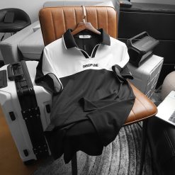 Áo Thun Cổ Bẻ Phối Màu Và Thêu Chữ Discipline (Có Size 3XL) - CS246