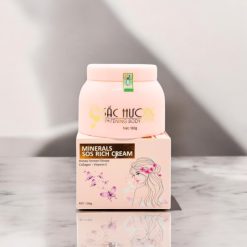 Kem Dưỡng Da Body Sắc Hương Minerals Sos Rich Cream - Hộp Màu Hồng 130ml - KDSHMH