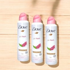 Xịt Khử Mùi Dove Hương Lựu Đỏ 250ml - Hương Thơm Ngọt Ngào Dịu Nhẹ - 8711600786257
