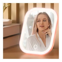 Gương Đèn Led Để Bàn - Giương Trang Điểm Để Bàn Cao Cấp 13.5x18cm - GDB02