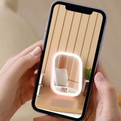 Gương Đèn Led Để Bàn - Giương Trang Điểm Để Bàn Cao Cấp 13.5x18cm - GDB02