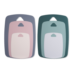 Set 3 Thớt Kháng Khuẩn Nhựa PP Chống Ẩm Mốc 35x25cm - 30x20cm -20x15cm - S3TKK01