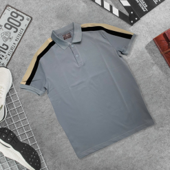 Áo Thun Nam Cổ Bẻ Phối Sọc Tay Áo (Có Size 3XL) Áo Thun Nam Cổ Bẻ Phối Sọc Tay Áo (Có Size 3XL) - CS248