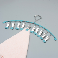 Móc Kẹp Quần Áo Đồ Lót Bằng Inox - Móc Kẹp Phơi Tất Vớ Đồ Lót Bọc Nhựa Pvc Cao Cấp - MPQA01