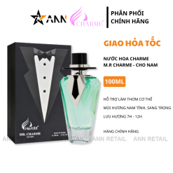 Nước Hoa Charme Perfume M.R Charme Dành Cho Nam 100ml Cao Cấp - Hương Thơm Sang Trọng Nam Tính - NHCMRC100ML
