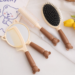 Set 4 Lược Gương Trang Điểm Cầm Tay Siêu Xinh - LGTD01