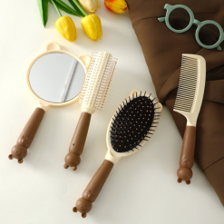 Set 4 Lược Gương Trang Điểm Cầm Tay Siêu Xinh - LGTD01