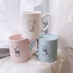 Cốc Uống Nước - Ly Nhựa Có Tay Cầm Cao Cấp 330ml 8x9.5cm - CUN01