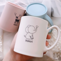 Cốc Uống Nước - Ly Nhựa Có Tay Cầm Cao Cấp 330ml 8x9.5cm - CUN01