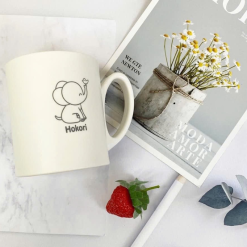 Cốc Uống Nước - Ly Nhựa Có Tay Cầm Cao Cấp 330ml 8x9.5cm - CUN01