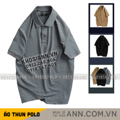 Áo Thun Nam Cổ Bẻ In Họa Tiết Cao Cấp (Có Size 3XL) - CS265