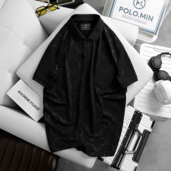 Áo Thun Nam Cổ Bẻ In Họa Tiết Bền Đẹp (Có Size 3XL) - CS267