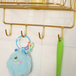 Kệ Sắt Treo Tường Đa Năng Để Đồ, Trang Trí Nhà Cửa Có Móc Cao Cấp - KSTT01