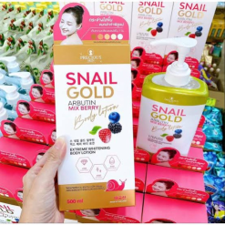 Sữa Dưỡng Thể Precious Skin Thái Lan Snail Gold Arbutin Mixed Berry Hỗ Trợ Dưỡng Sáng Da 500ml - 8859690410833