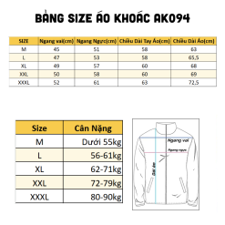 Áo Khoác Kaki Dày Lót Dù Nam Cổ Trụ Có Túi Trong Cao Cấp Big Size - AK094