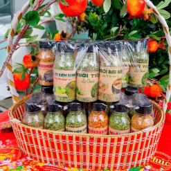 Set 6 Hũ Muối Lục Vị - Hủ Muối Thơm Ngon Hũ/100g - S6HMLVH600G