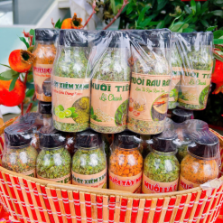 Set 6 Hũ Muối Lục Vị - Hủ Muối Thơm Ngon Hũ/100g - S6HMLVH600G