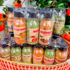 Set 6 Hũ Muối Lục Vị - Hủ Muối Thơm Ngon Hũ/100g - S6HMLVH600G