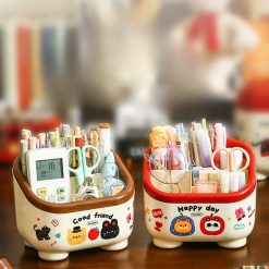 Hộp Đựng Bút Nhiều Ngăn - Hộp Đựng Mỹ Phẩm 7 Ngăn Dễ Thương 15×12,5x11cm - HDBMP01