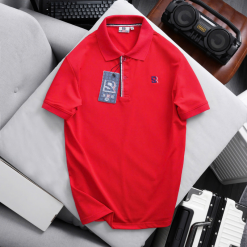 Áo Thun Polo Nam - Áo Thun Nam Cổ Bẻ Phối Sọc Và Thêu Logo Trước Ngực Bền Đẹp Có Big Size - CS273