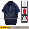 Áo Thun Polo Nam - Áo Thun Nam Cổ Bẻ Phối Sọc Và Thêu Logo Trước Ngực Bền Đẹp Có Big Size - CS273