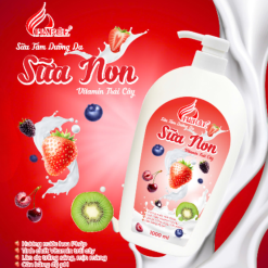 Sữa Tắm Charme Sữa Non Vitamin Trái Cây Hỗ Trợ Cấp Ẩm Dưỡng Sáng Da 1000ml - 8936194699053
