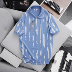 Áo Thun Polo Nam - Áo Thun Nam Cổ Bẻ In Họa Tiết Sọc Bền Đẹp Có Big Size - CS275