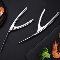 Dụng Cụ Bó Vỏ Tôm - Dụng Cụ Tách Vỏ Tôm Inox 21x6,5cm - DCBVT01