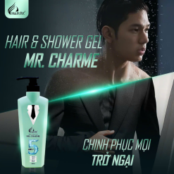 Sữa Tắm Gội Toàn Thân Mr Charme 5 In 1 Cho Nam 500ml - STGMRCHARME