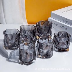 Bộ 6 Cốc Thuỷ Tinh Gợn Sóng - B6CTT