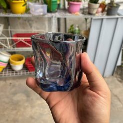 Bộ 6 Cốc Thuỷ Tinh Gợn Sóng - B6CTT