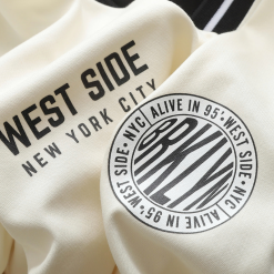 Áo Thun Nam Cổ Tròn Phối Sọc Và In Logo Chữ Bền Đẹp Trước Ngực Có Big Size - CS279