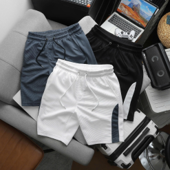 Quần Thun Nam - Quần Short Nam Lưng Thun Đươc Phối Sọc Màu Bền Đẹp Có Big Size - QB442