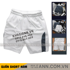Quần Thun Nam - Quần Short Nam Lưng Thun Đươc Phối Sọc Màu Bền Đẹp Có Big Size - QB442