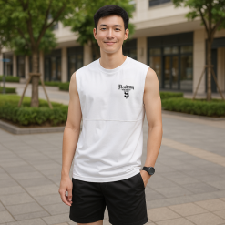 Áo Thun Ba Lỗ - Áo Sát Nách In Chữ ACADEMY NYC Trước Ngực Có Big Size - AB534