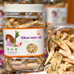 Khoai Môn Sấy Mắm Hành Thơm Ngon Hộp 500g - KMSMHH500G