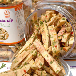 Khoai Môn Sấy Mắm Hành Thơm Ngon Hộp 500g - KMSMHH500G