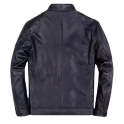 Áo Khoác Da Nam Cổ Trụ Lót Vải Mềm Cao Cấp Có Big Size - AK096