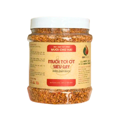 Hộp Muối Tỏi Ớt Siêu Chú Hải Thơm Ngon - Hộp 500g - MTOCHH500G