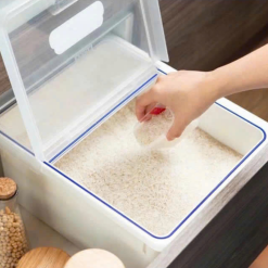 Thùng Đựng Gạo Inochi 12Kg - Thùng Đựng Gạo Chống Côn Trùng Bụi Bẩn Kèm Cốc - TDG02