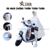 Áo Mưa Chống Thấm Toàn Thân Trong Suốt 2 Người - AMCT01