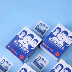 Hộp 100 Khăn Lau Kính Xanh - Hộp 12X16 Cm - KLK02