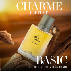 Nước Hoa Nam - Nước Hoa Charme Basic 50ml - Hương Thơm Tươi Mát Lịch Lãm - 8936194699046