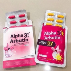 Viên Bột Kích Trắng Body Kyra Alpha Arbutin 3 Plus+ Thái Lan Phiên Bản Mới - Hộp 10 Viên - VBKTKRPBM